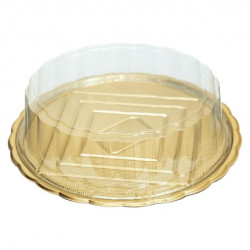 Vassoio sotto torta rettangolare medoro, piatto torta oro per uso  alimentare e trasporto 15 x 30.5 cm 75 pezzi
